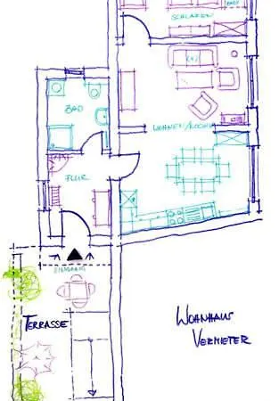 公寓 Paul In Der Rostocker Heide *